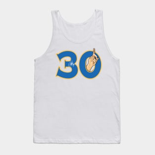 Curry 30 On White Tank Top